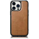 iCarer iCarer Leather Oil Wax Genuine Leather Case for iPhone 14 Pro Max (MagSafe Compatible) Brown (WMI14220720-TN)