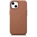 iCarer iCarer Case Leather Case Cover for iPhone 14 Plus Brown (MagSafe Compatible)