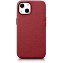iCarer iCarer Case Leather case cover made of natural leather for iPhone 14 Plus red (compatible with MagSafe)