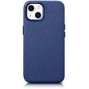iCarer iCarer Case Leather cover for iPhone 14 Plus genuine leather case blue (compatible with MagSafe)
