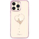 KINGXBAR Kingxbar Wish Series case for iPhone 14 decorated with pink crystals