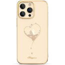 KINGXBAR Kingxbar Wish Series case for iPhone 14 Plus decorated with golden crystals