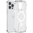 JOYROOM Joyroom Magnetic Defender Magnetic Case for iPhone 14 Armored Case with Hooks Stand Clear (MagSafe Compatible)