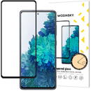Wozinsky Wozinsky Tempered Glass Full Glue Super Tough Screen Protector Full Coveraged with Frame Case Friendly for Samsung Galaxy S20 FE black