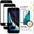 Wozinsky 2x Tempered Glass Full Glue Super Tough Screen Protector Full Coveraged with Frame Case Friendly for iPhone SE 2022 / SE 2020 / iPhone 8 / iPhone 7 / iPhone 6S / iPhone 6 black