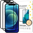 Wozinsky Wozinsky 2x Tempered Glass Full Glue Super Tough Screen Protector Full Coveraged with Frame Case Friendly for iPhone 11 / iPhone XR black