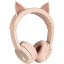 BuddyPhones BuddyPhones kids headphones wireless Play Ears Plus cat (Pink)
