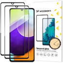 Wozinsky Wozinsky Set of 2x Super Strength Full Glue Tempered Glass Full Screen with Frame Case Friendly Samsung Galaxy A33 5G Black