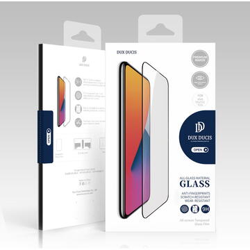 Dux Ducis 9D Tempered Glass Vivo Y35 / Vivo Y22 / Vivo Y22s 9H Tempered Glass with Black Frame
