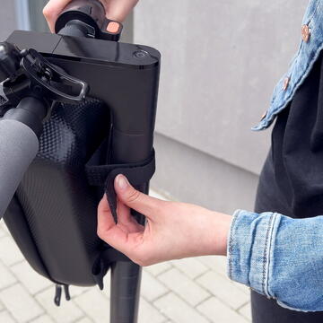 Wozinsky waterproof scooter handlebar bag 4l handlebar bag black (WSB2BK)
