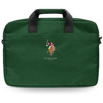 Geanta Laptop U.S. Polo Assn. Universal 16" Verde