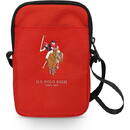 U.S. Polo Assn. Geanta pentru telefon U.S. Polo Assn Embroidery Collection Rosu