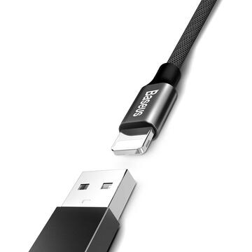 Baseus Yiven USB / Lightning  with Material Braid 1,8M black (CALYW-A01)