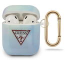 Guess GUACA2TPUMCGC02 AirPods cover blue/blue Tie & Dye Collection