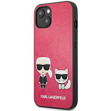 Karl Lagerfeld KLHCP13SPCUSKCP iPhone 13 mini 5,4" fuksja/fuchsia hardcase Ikonik Karl & Choupette