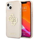 Guess GUHCP13SPCUGL4GGO iPhone 13 mini 5.4" gold/gold hard case Glitter 4G Big Logo