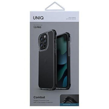 UNIQ etui Combat iPhone 13 Pro / 13 6,1" Negru/carbon black