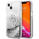 Guess GUHCP13SLG4GSI iPhone 13 mini 5.4" silver/silver hardcase 4G Big Liquid Glitter