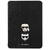 Karl Lagerfeld KLFC12OKCK iPad 12.9" Pro 2021 Book Cover Negru/black Saffiano Karl &Choupette