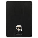Karl Lagerfeld Karl Lagerfeld KLFC12OKHK iPad 12.9" Pro 2021 Book Cover Negru/black Saffiano Karl Head