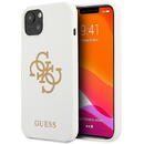 Guess GUHCP13SLS4GGWH iPhone 13 mini 5.4" white/white hard case Silicone 4G Logo
