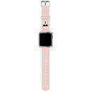 Karl Lagerfeld Karl Lagerfeld Pasek KLAWLSLKP Apple Watch 42/44/45mm różowy/pink strap Silicone Karl Heads