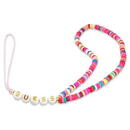 Guess Guess pendant GUSTGMPP Phone Strap multicolor pink/multicolor pink Heishi Beads