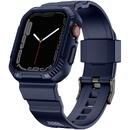 KINGXBAR Kingxbar CYF537 2in1 Armored Case for Apple Watch SE, 8, 7, 6, 5, 4, 3, 2, 1 (45, 44, 42 mm) with Strap Blue