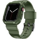 KINGXBAR Kingxbar CYF537 2in1 Armored Case for Apple Watch SE, 8, 7, 6, 5, 4, 3, 2, 1 (45, 44, 42 mm) with strap green