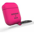 SuperDry SuperDry AirPods Cover Waterproof różowy /pink