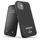 SuperDry SuperDry Moulded Canvas iPhone 12 mini Case Negru/black 42584