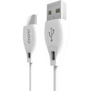 Dudao Dudao cable USB Type C 2.1A 2m white (L4T 2m white)