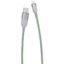 Dudao Dudao LED illuminated cable USB - micro USB 5 A 1 m gray (L9XM)