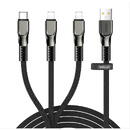 JOYROOM Joyroom 3in1 USB cable - Lightning / Lightning / USB Type C 3,5A 480 Mbps 1,3m black (S-1335K4)