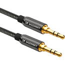 Wozinsky Wozinsky universal mini jack cable 2x AUX cable 3 m black