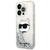 Husa Karl Lagerfeld KLHCP14XLNHCS iPhone 14 Pro Max 6.7" silver/silver hardcase Glitter Choupette Head