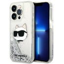 Karl Lagerfeld Karl Lagerfeld KLHCP14XLNHCS iPhone 14 Pro Max 6.7" silver/silver hardcase Glitter Choupette Head
