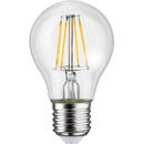 MACLEAN Bec cu filament LED E27, 6W, 230V, WW alb cald 3000K, 600lm, decorativ retro Edison A60, MCE267