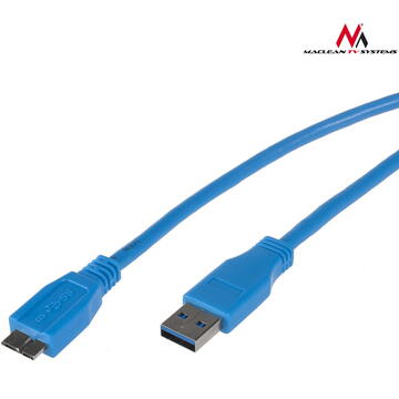 MACLEAN Cablu , Cablu USB 3.0, AM-microBM, Plug-Plug, 1,5 m, MCTV-587