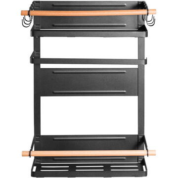 MACLEAN Raft magnetic pentru frigider / masina de spalat rufe  , negru, 12 kg max, MC-910
