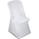 Husă pentru scaune de catering alb, verde, albastru, 88x50x45cm, spandex, GB374