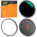 Filtru magnetic K&F Concept 62mm  NANO-X ND1000  Series Neutral Density Lens Filter HD SKU.1758