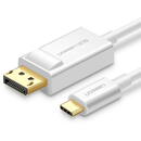 UGREEN Ugreen unidirectional USB Type C to Display Port 4K 1.5m adapter cable white (MM139)