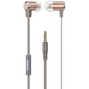 Dudao Dudao in-ear headphones headset with remote control and microphone 3.5 mm mini jack gold (X13S)