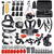 Hurtel Set of universal 118in1 accessories for GoPro, DJI, Insta360, SJCam, Eken sports cameras (GoPro 120 in 1 set)