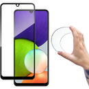 Wozinsky Wozinsky Full Cover Flexi Nano Glass Hybrid Screen Protector with frame for Samsung Galaxy A22 4G black