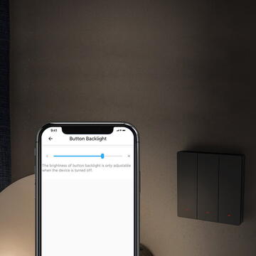 Intrerupator inteligent Sonoff M5-2C-86, 10 A, 100-240 V, Negru