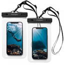 Husă impermeabilă universală A601 (set 2) – transparent (Crystal Clear), IPX8