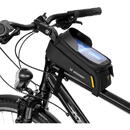 Wozinsky Wozinsky frame bike bag with phone case 1l black (WBB25BK)