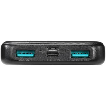 Baterie externa Joyroom power bank 10000mAh Dazzling Series 12W black (JR-T016)